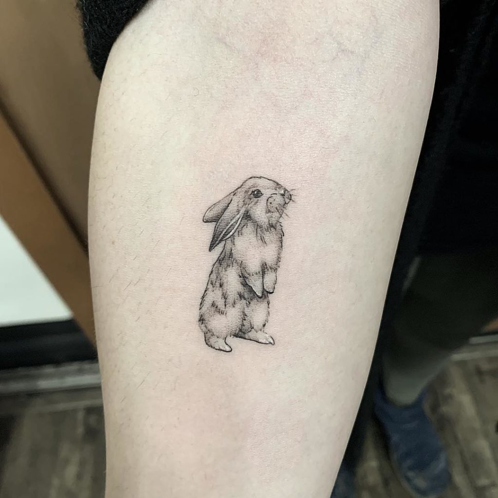 Mini Bunny Tattoo